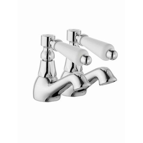 Pair bath taps - bath, tre